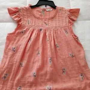 Flutter Sleeve floral top